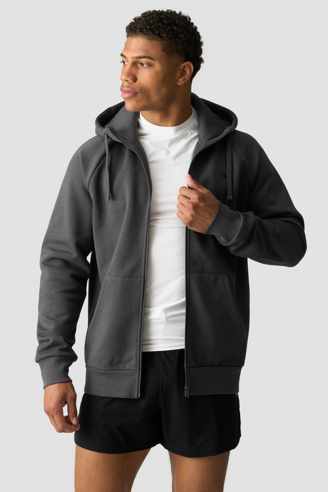 ICIW Everyday Zip Hoodie Charcoal Grey