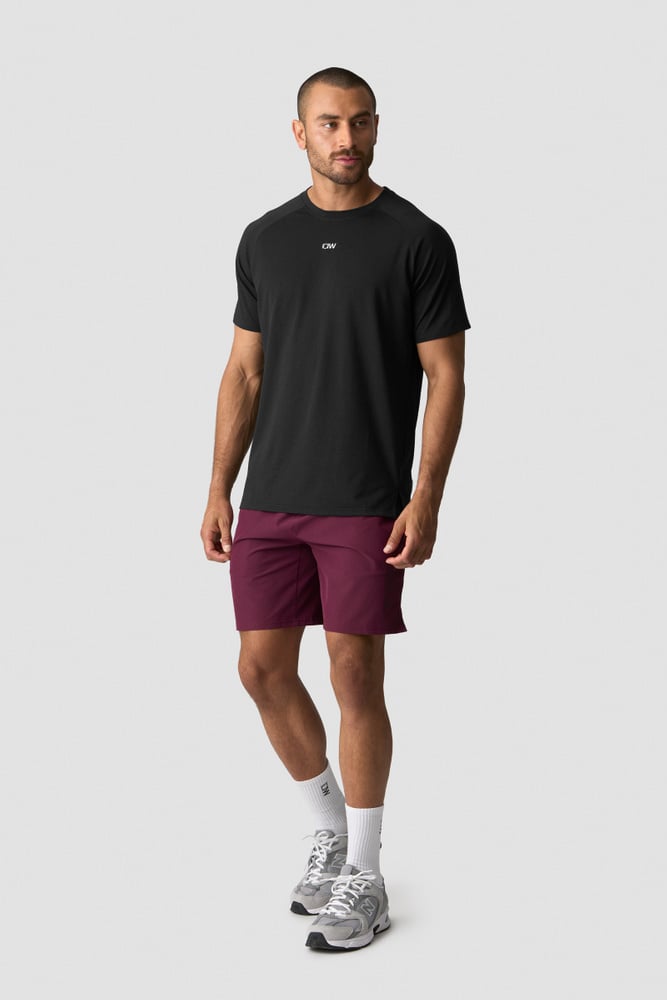 ICIW Training Printed Shorts Dark mahogany