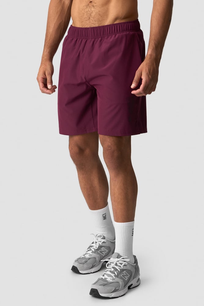 ICIW Training Printed Shorts Dark mahogany