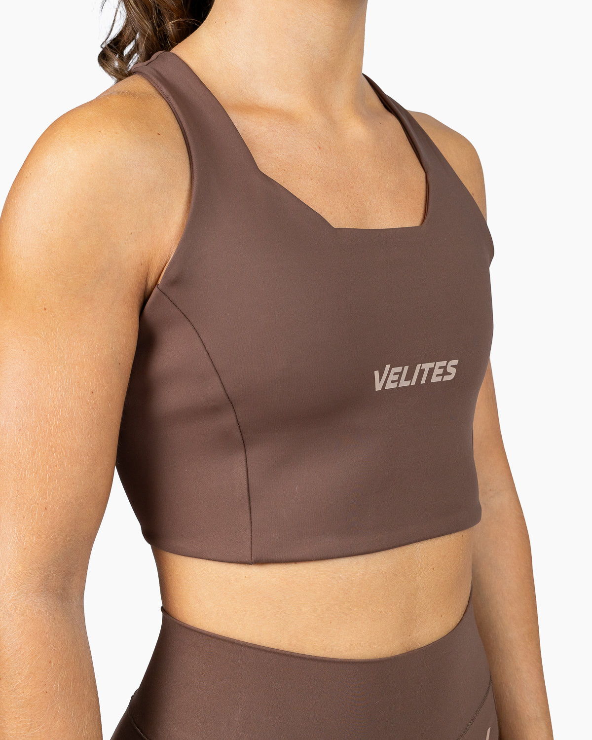 Velites Bra high neck Holo Chocolate