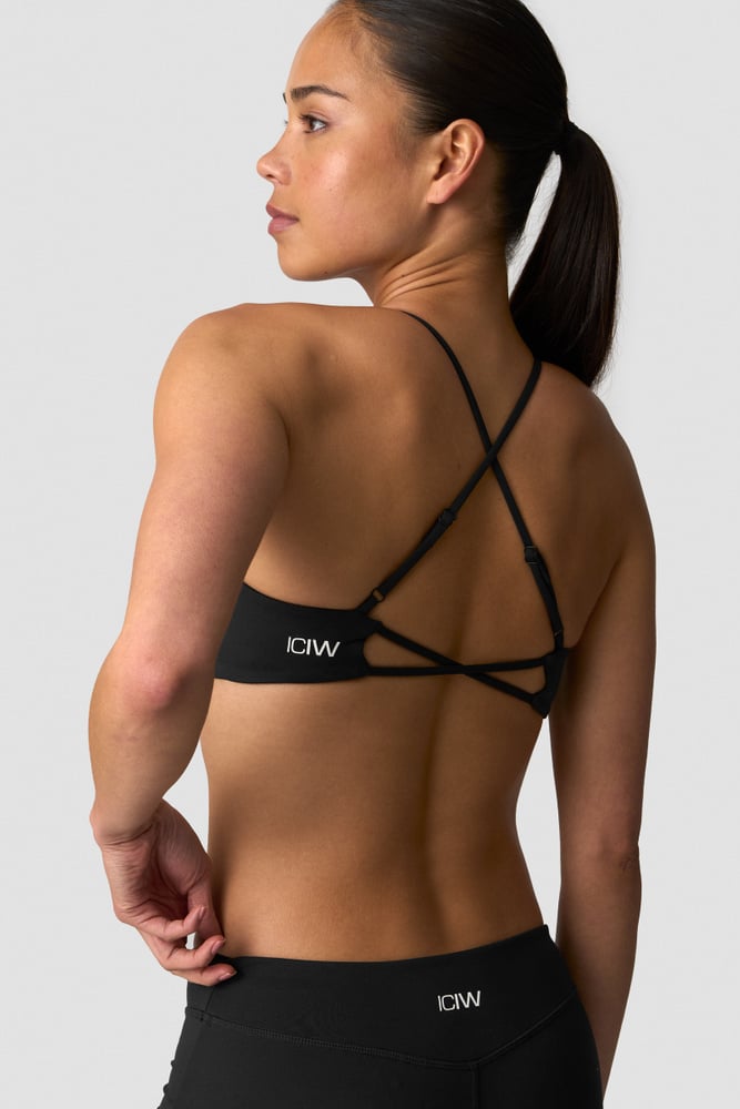 ICIW Nimble Strappy Sports Bra Black