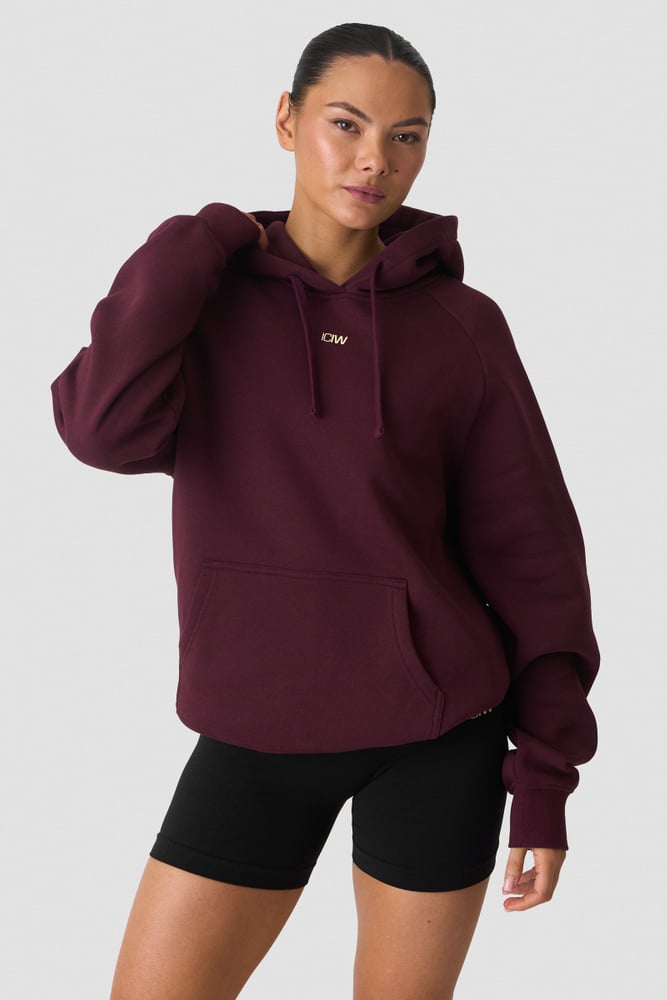 ICIW Everyday Hoodie Print Dark Dark Mahogany