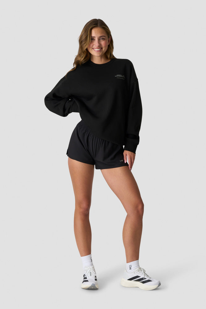 ICIW Everyday Relaxed Crewneck Print Black