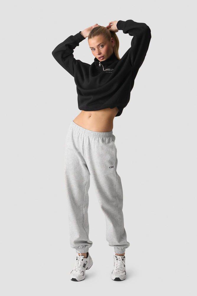 ICIW Everyday 1/4 Zip Crewneck Print Black
