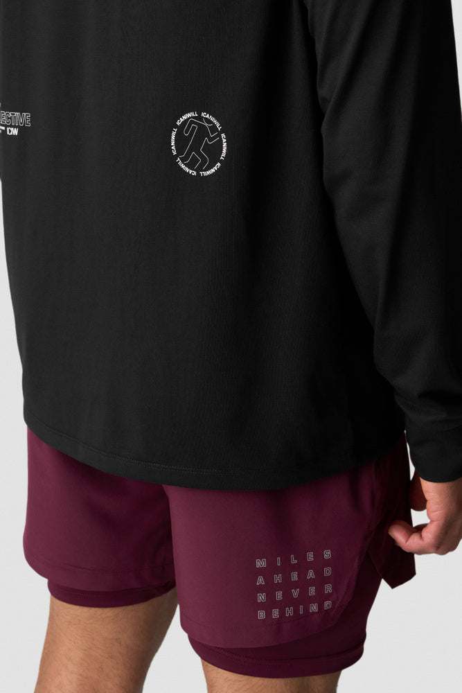 ICIW Mirage Dri-Release Long Sleeve Print M Black