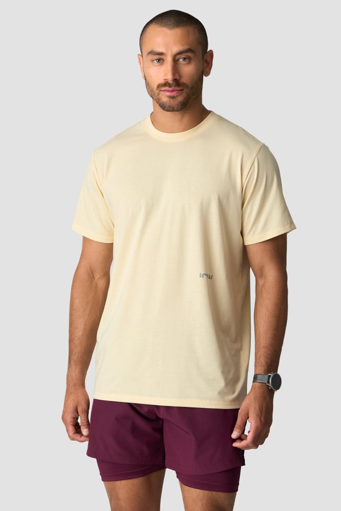 ICIW Mirage Dri-Release T-Shirt Print Butter Yellow