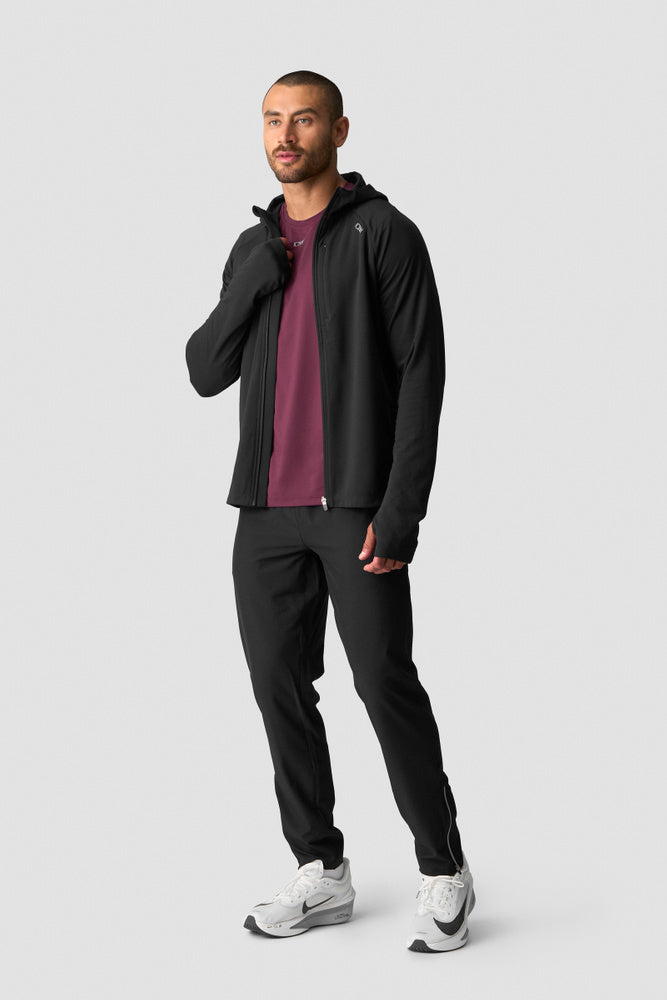 ICIW Mirage Hooded Zip Up Midlayer Black