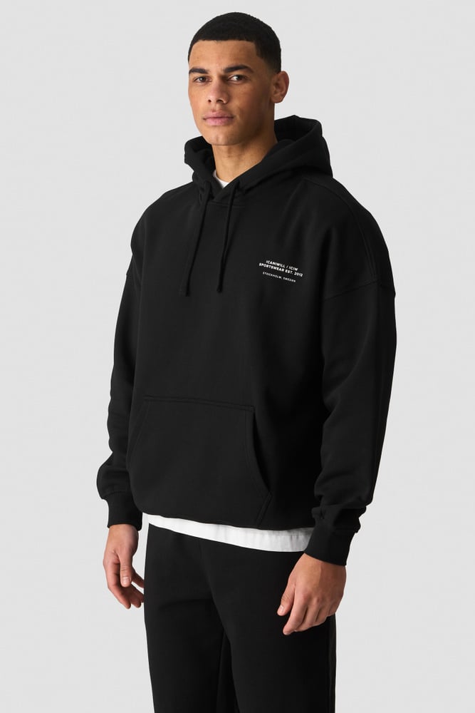 ICIW Everyday Relaxed Hoodie P Black