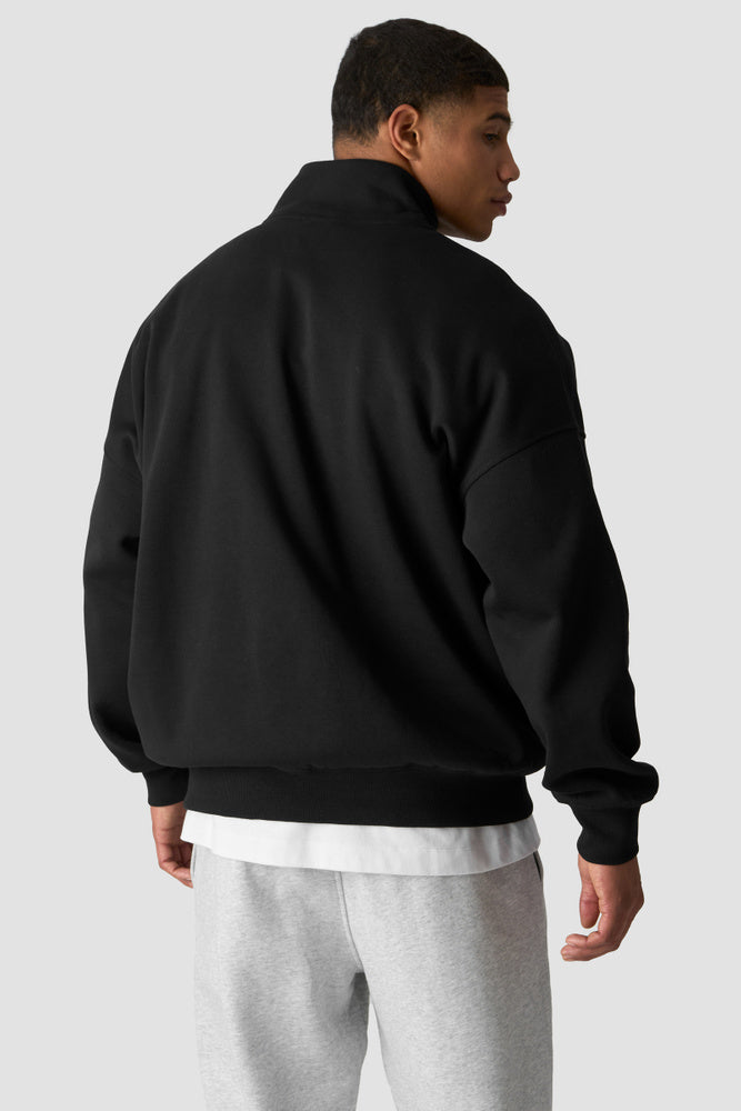 ICIW Everyday 1/4 Zip Sweatshirt Print M Black