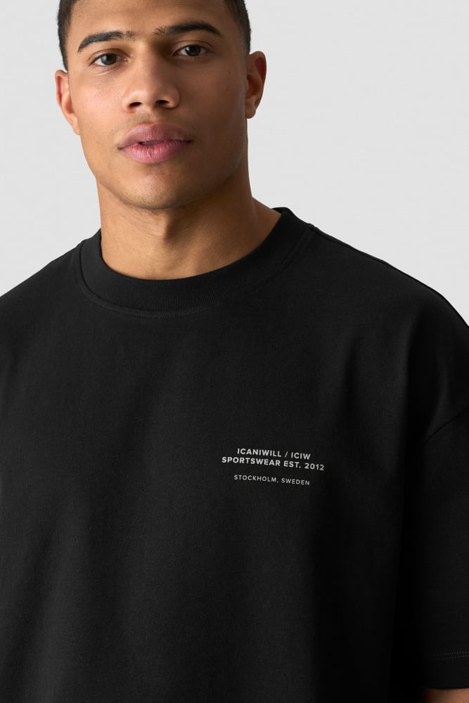 ICIW Heavy Cotton T-Shirt Print M Black