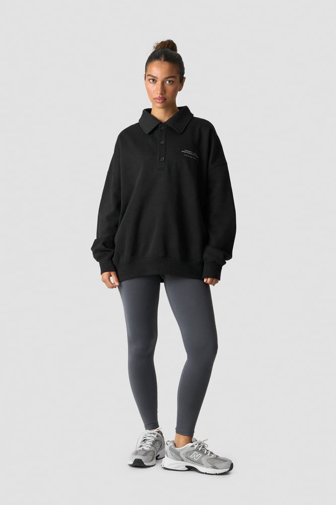 ICIW Everyday Rugby Sweatshirt W Black