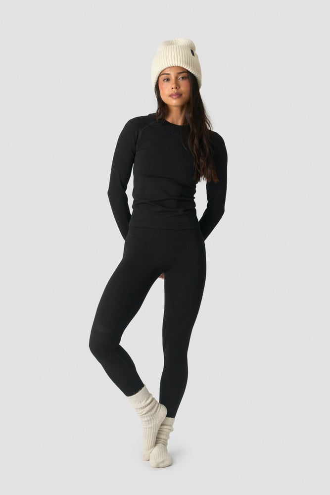 ICIW Define Wool Long Sleeve W Black