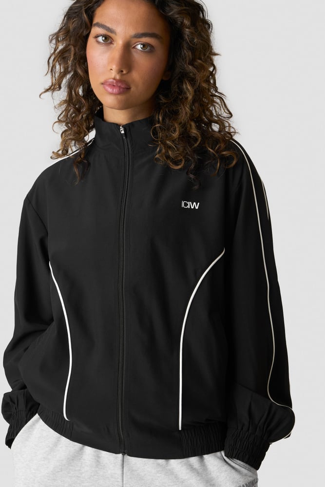 ICIW Contrast Track Jacket W Black