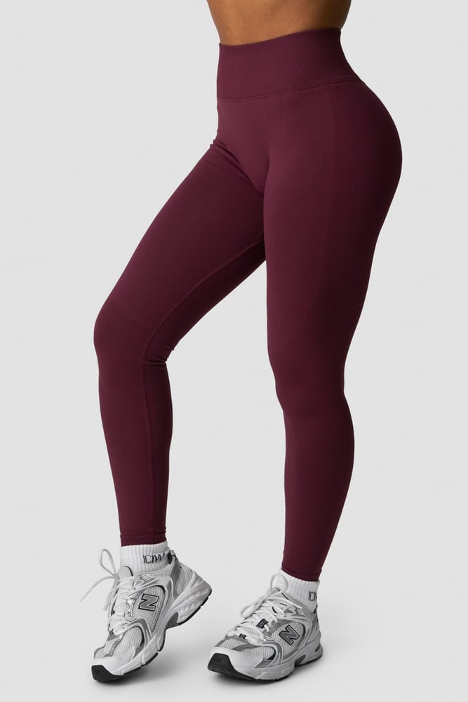 ICIW Define Seamless V-shape Tights Dark mahogany