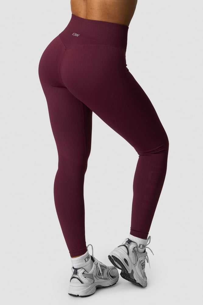 ICIW Define Seamless V-shape Tights Dark mahogany