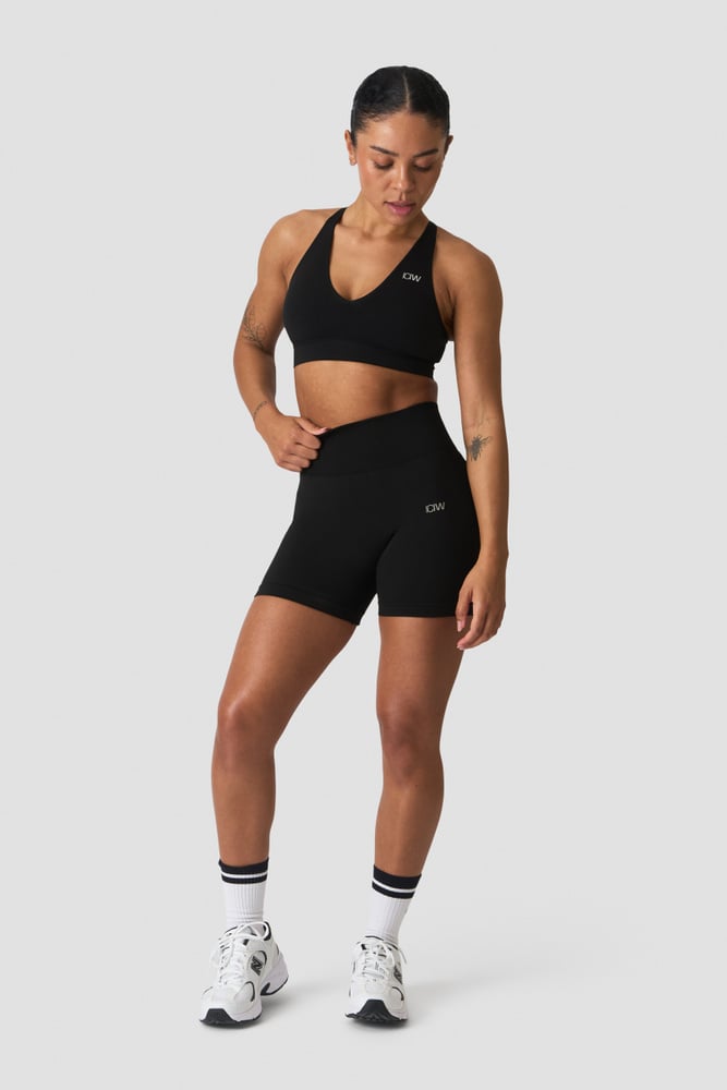 ICIW Sculpt Seamless Midi Shorts Black