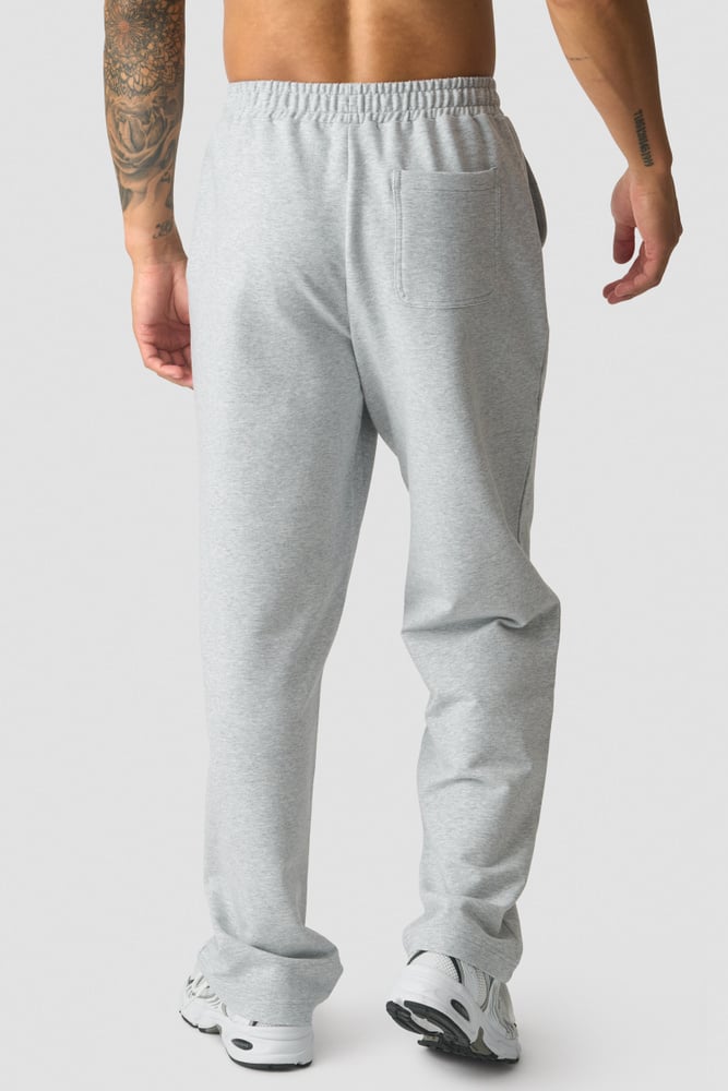 ICIW Stride Straight Leg Sweat Pants Light Grey Melange