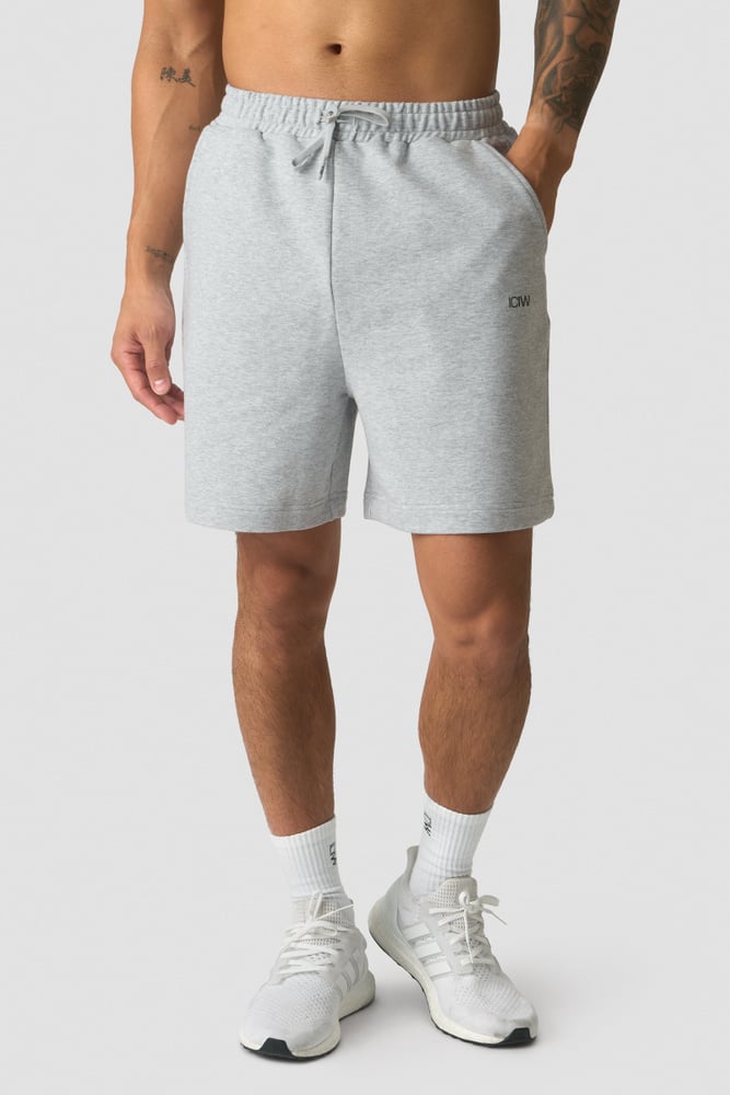 ICIW Stride Sweat Shorts Light Grey Melange