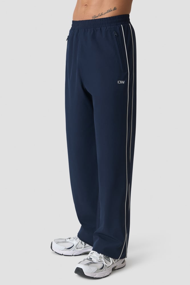 ICIW Contrast Track Pants Midnight Blue