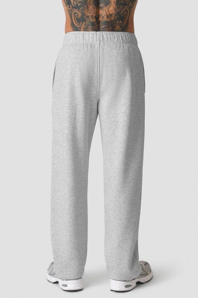 ICIW Everyday Straight Pants Light Grey Melange