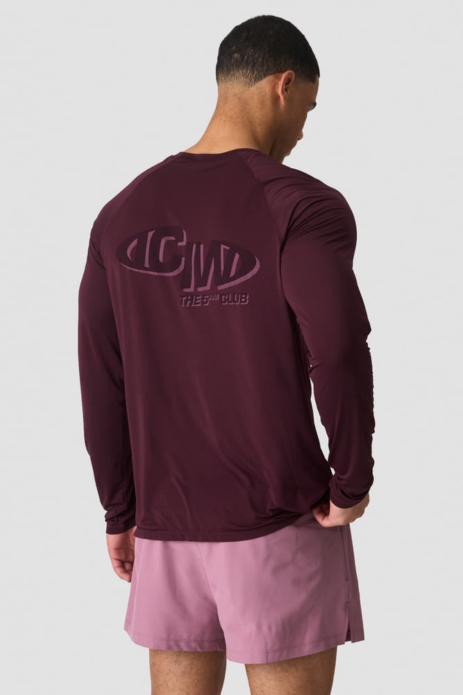 ICIW Mirage Cardio Long Sleeve M Maroon Red