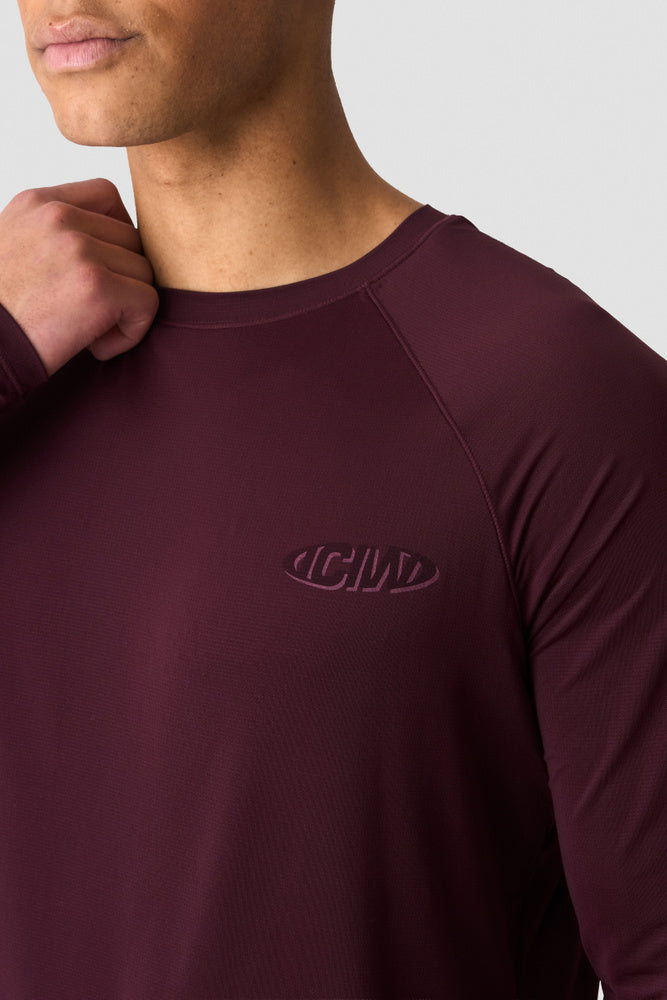 ICIW Mirage Cardio Long Sleeve M Maroon Red