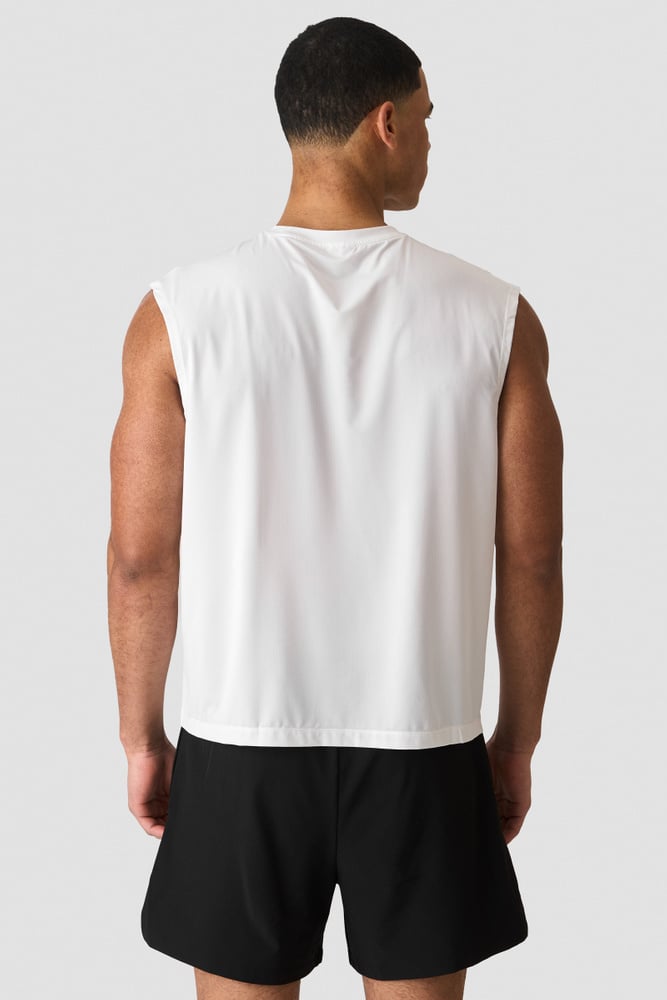 ICIW Mirage Cardio Sleeveless Tee White Snow