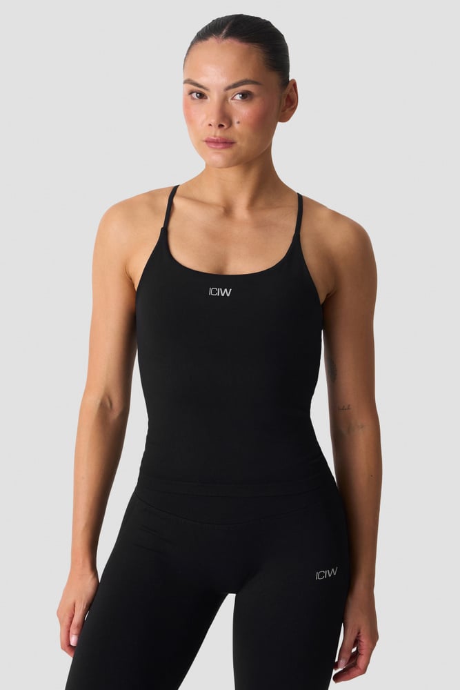 ICIW Smooth SL 2-in-1 Strappy Tank Black