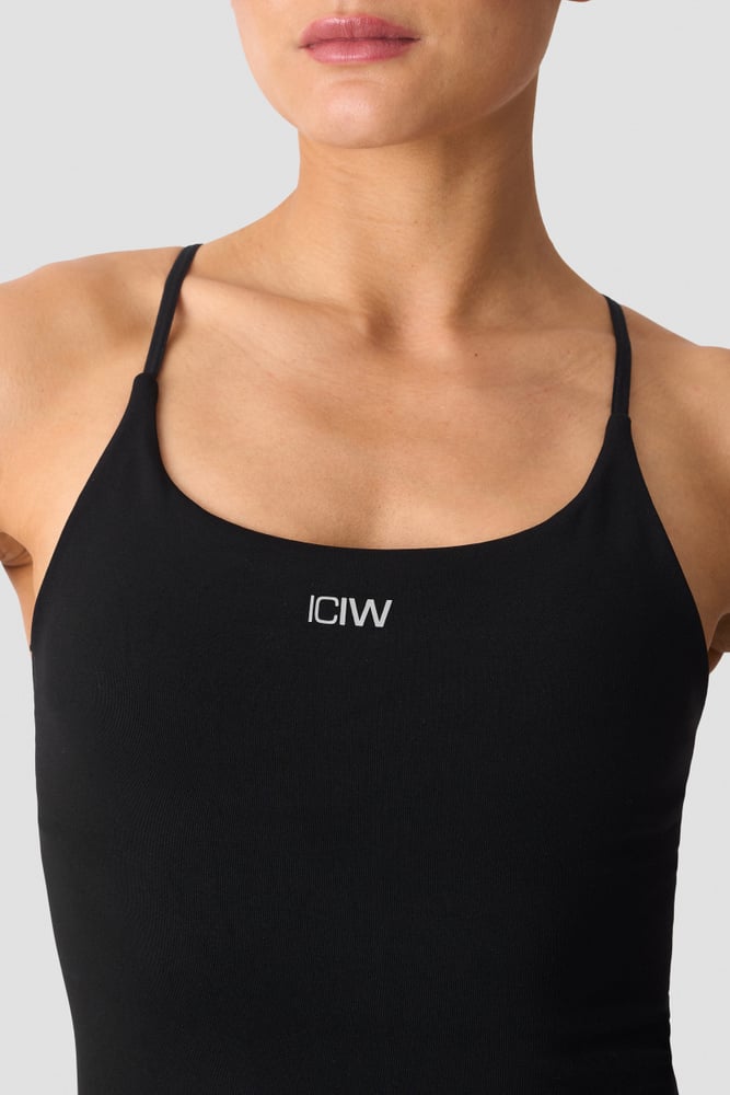 ICIW Smooth SL 2-in-1 Strappy Tank Black