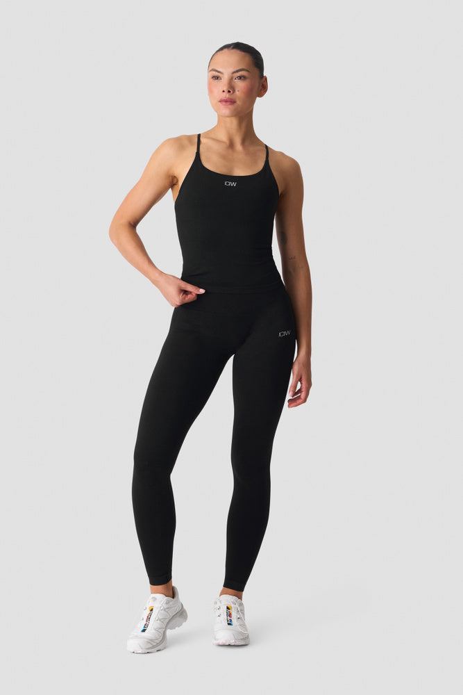 ICIW Smooth SL 2-in-1 Strappy Tank Black