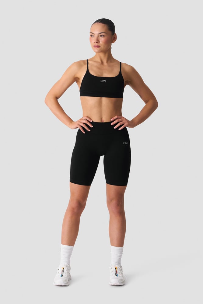 ICIW Smooth Seamless Biker Shorts Black