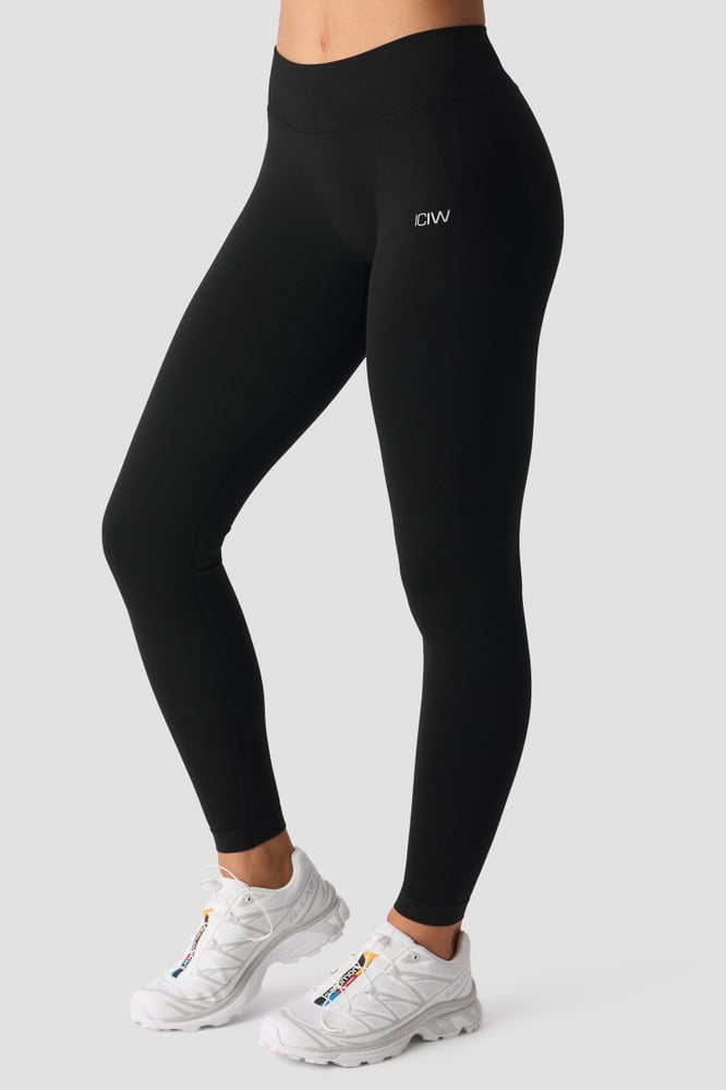 ICIW Smooth SL Mid-Rise V-shape Tights Black
