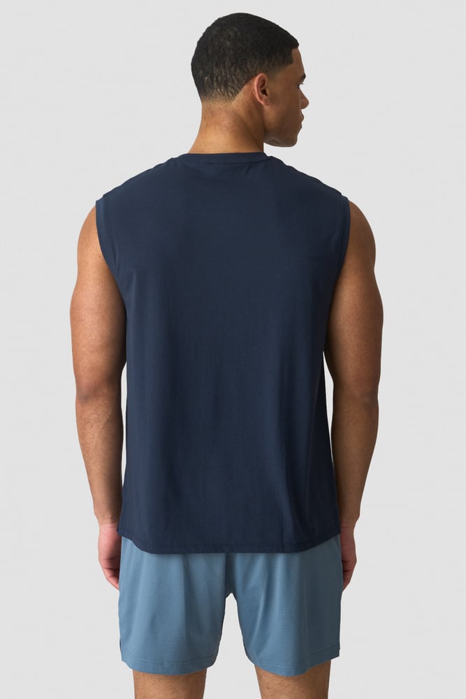 ICIW Stride Sleeveless Tee Dri-Release M Midnight Blue