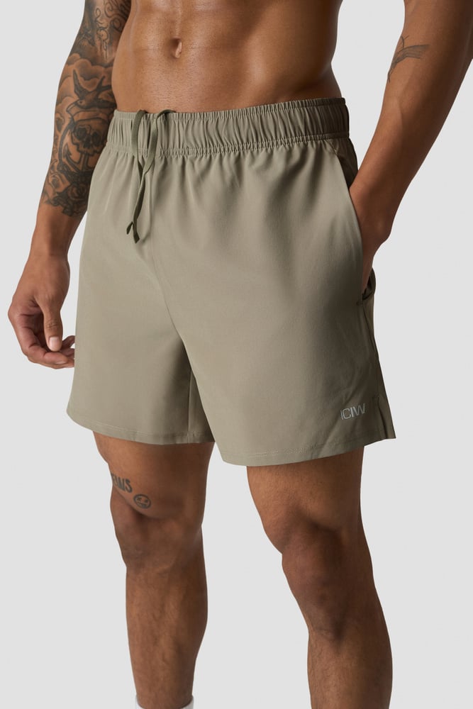ICIW Training Shorts 5" M Light Khaki Green