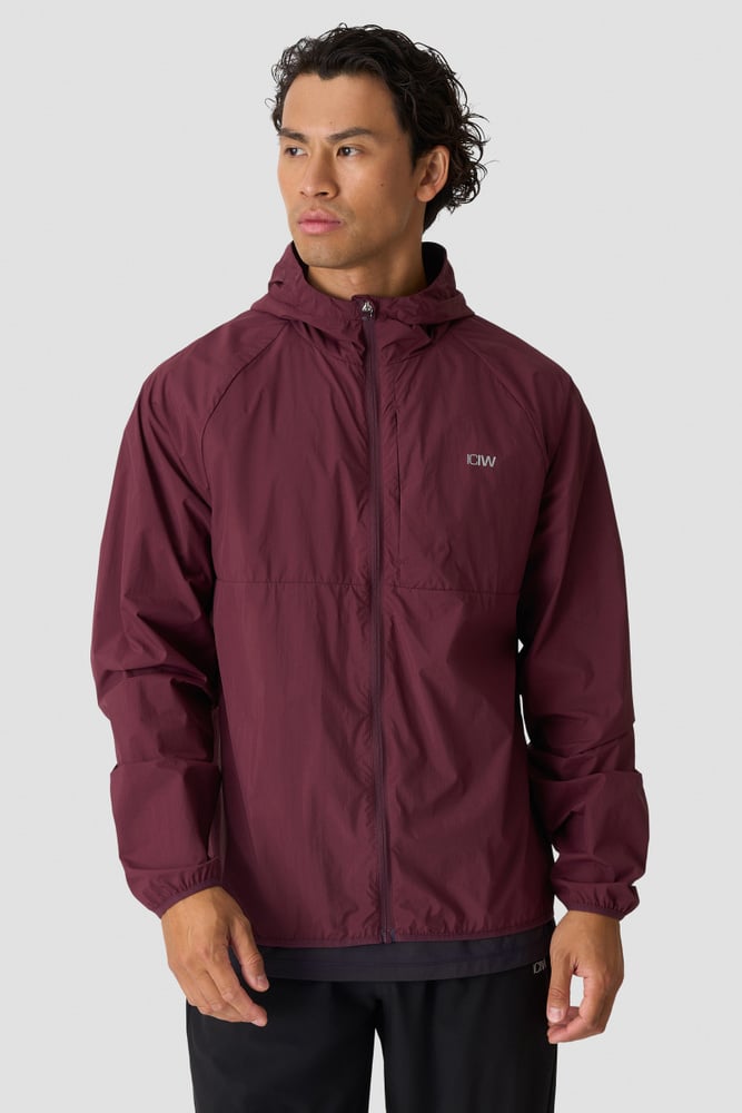ICIW Essential Wind Jacket M Dark Mahogany