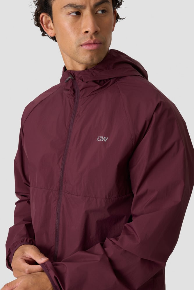 ICIW Essential Wind Jacket M Dark Mahogany