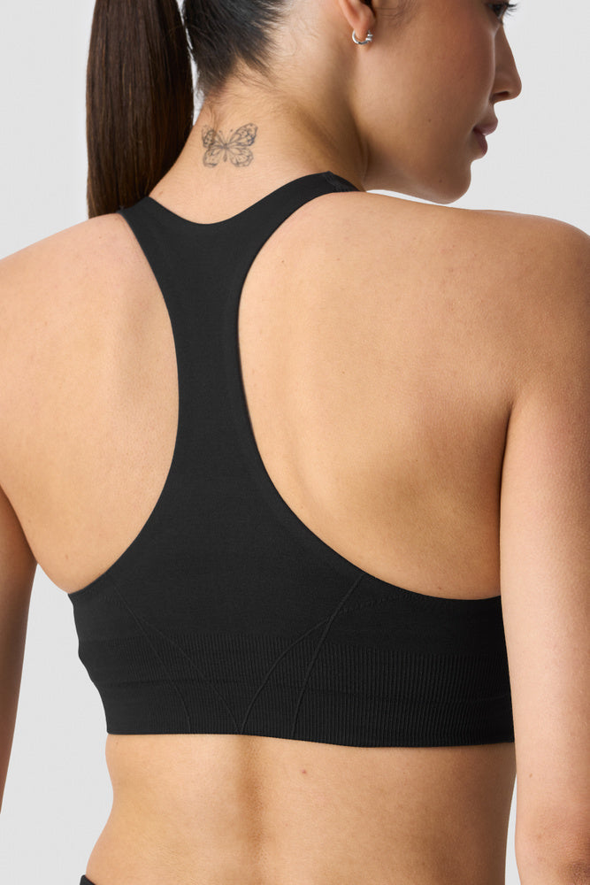 ICIW Shape Mid Support Sports Bra Black