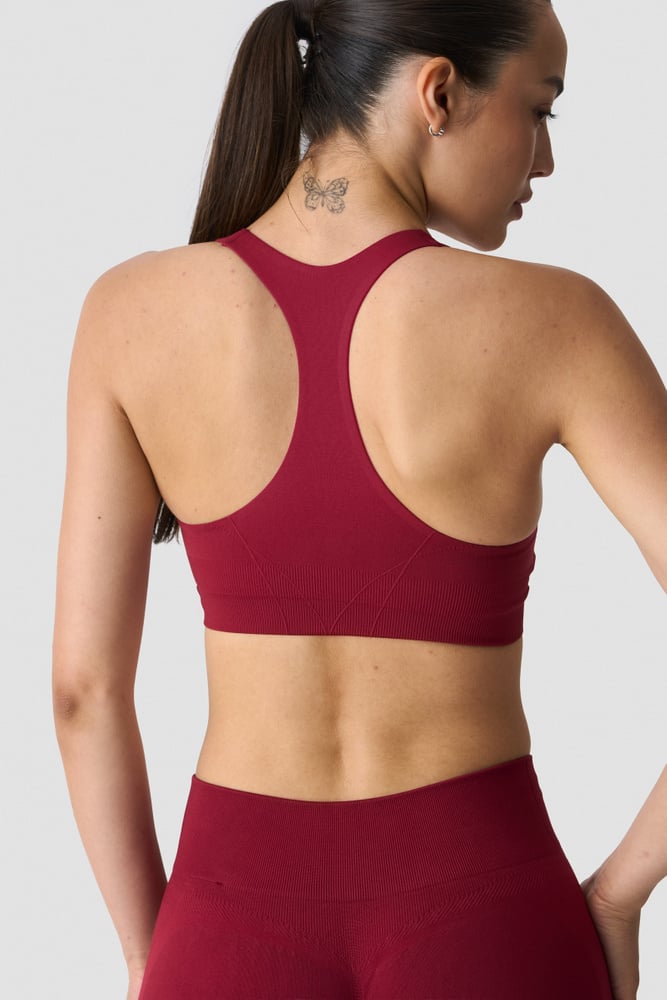 ICIW Shape Mid Support Sports Bra dark berry