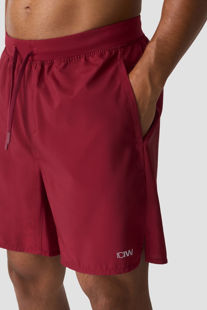ICIW Workout Shorts 7" Dark Berry