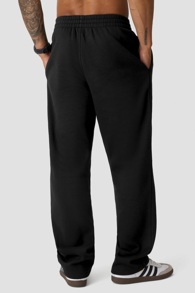 ICIW Everyday Straight Pants Terry Print Black
