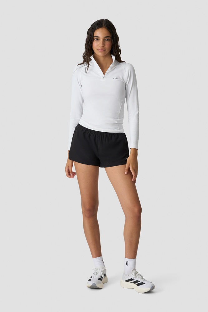 ICIW Define Seamless 1/4 Zip white snow