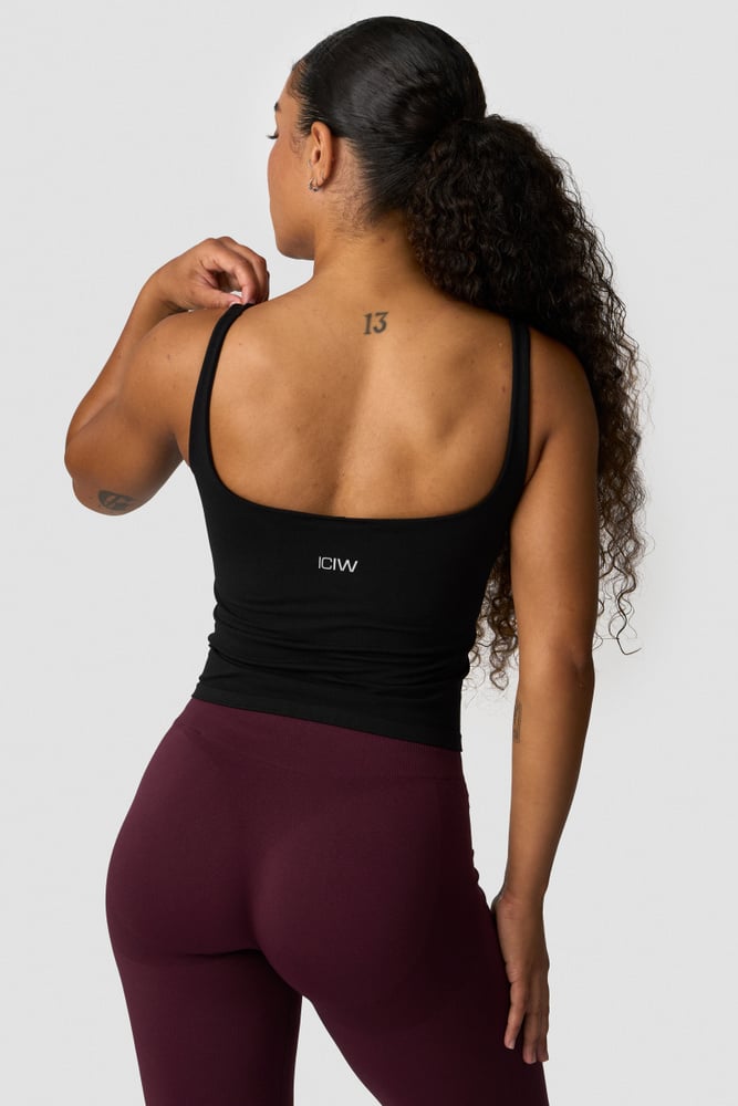 ICIW Smooth Seamless 2-in-1 Tank Black