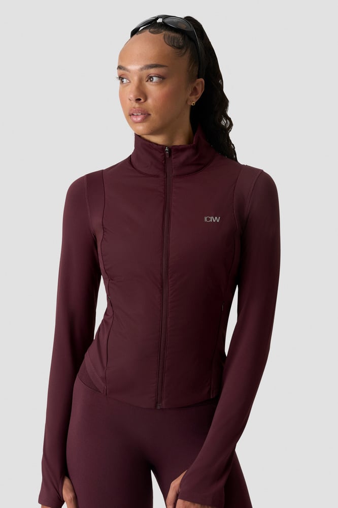 ICIW Essential Insulated Jacket Maroon