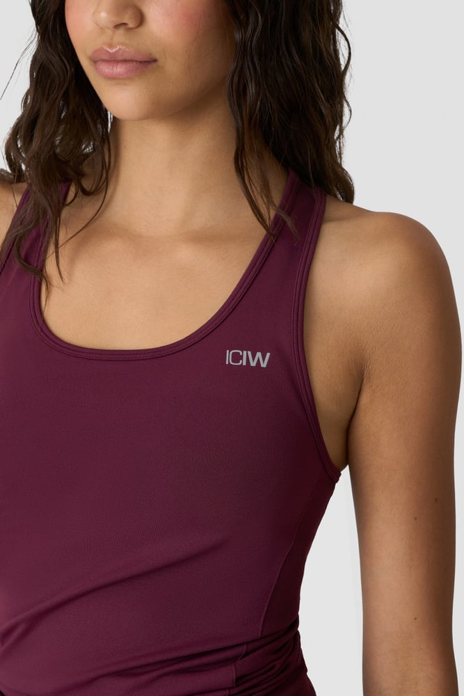 ICIW Define Seamless Tank Top Dark Mahogany