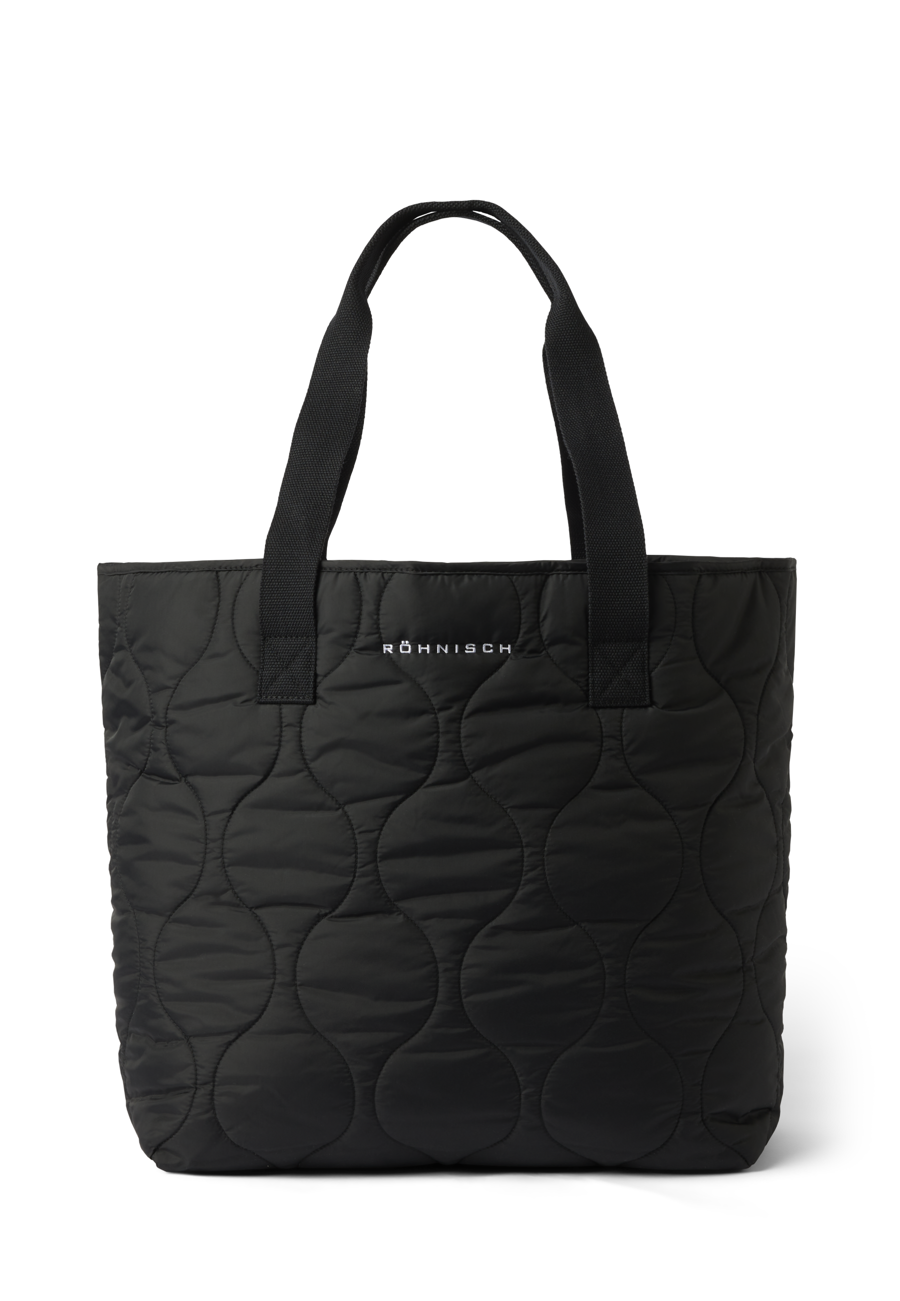 RÖHNISCH Quilt Tote Bag Black
