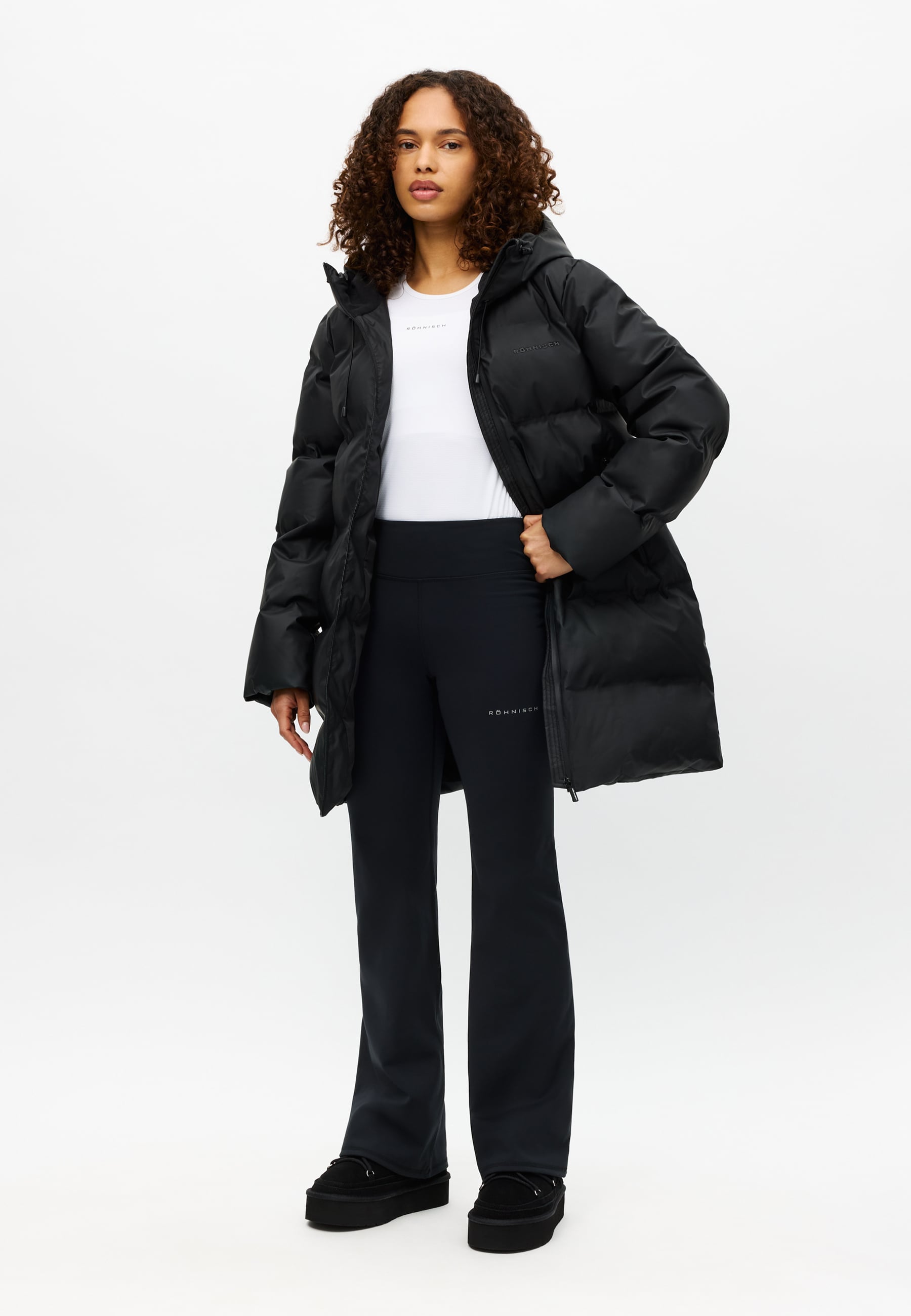 RÖHNISCH Element Shield Padded Mid Coat Black