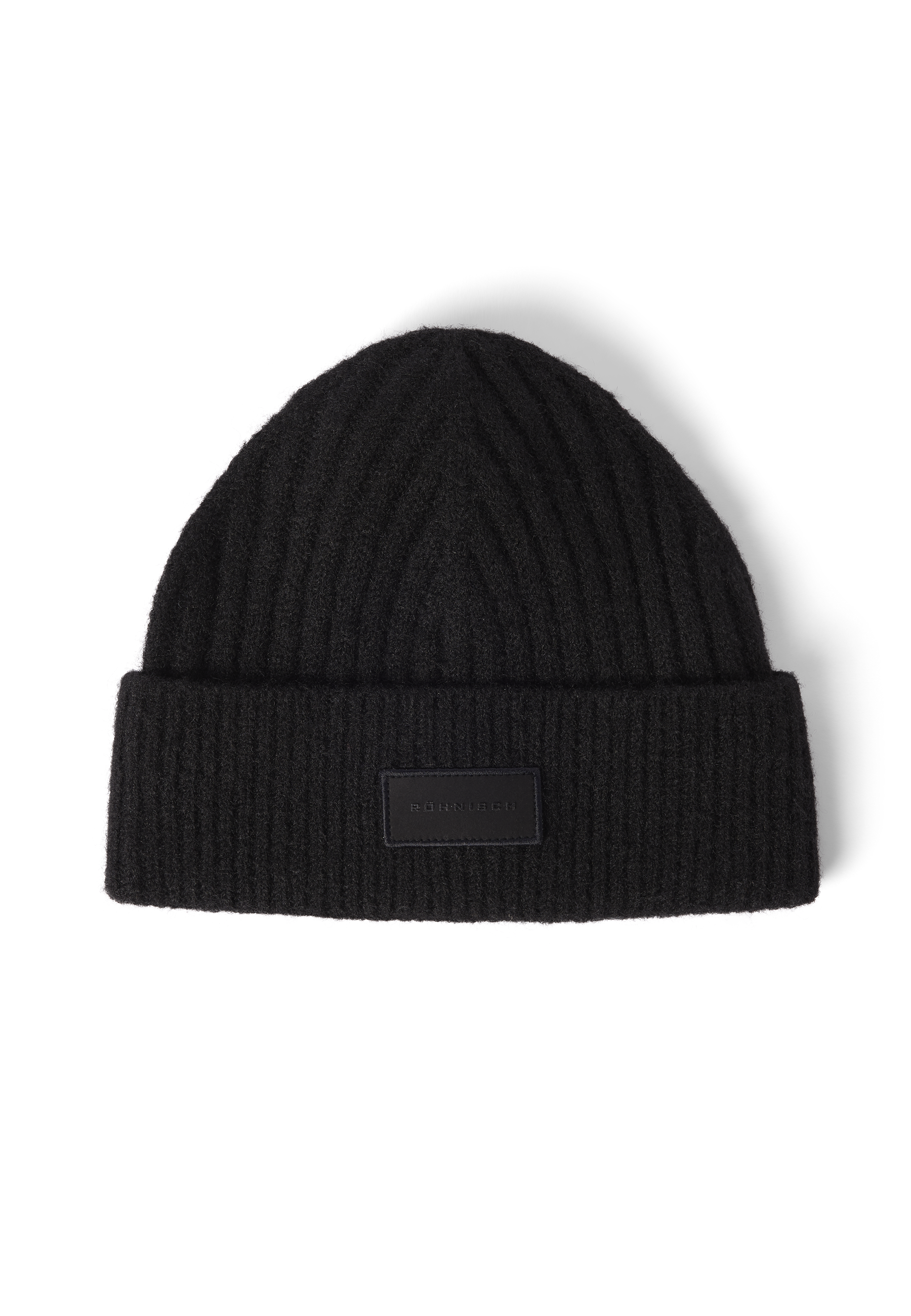 RÖHNISCH Logo Rib Beanie Black