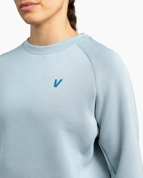 Velites Crop Sweatshirt Holo Blå