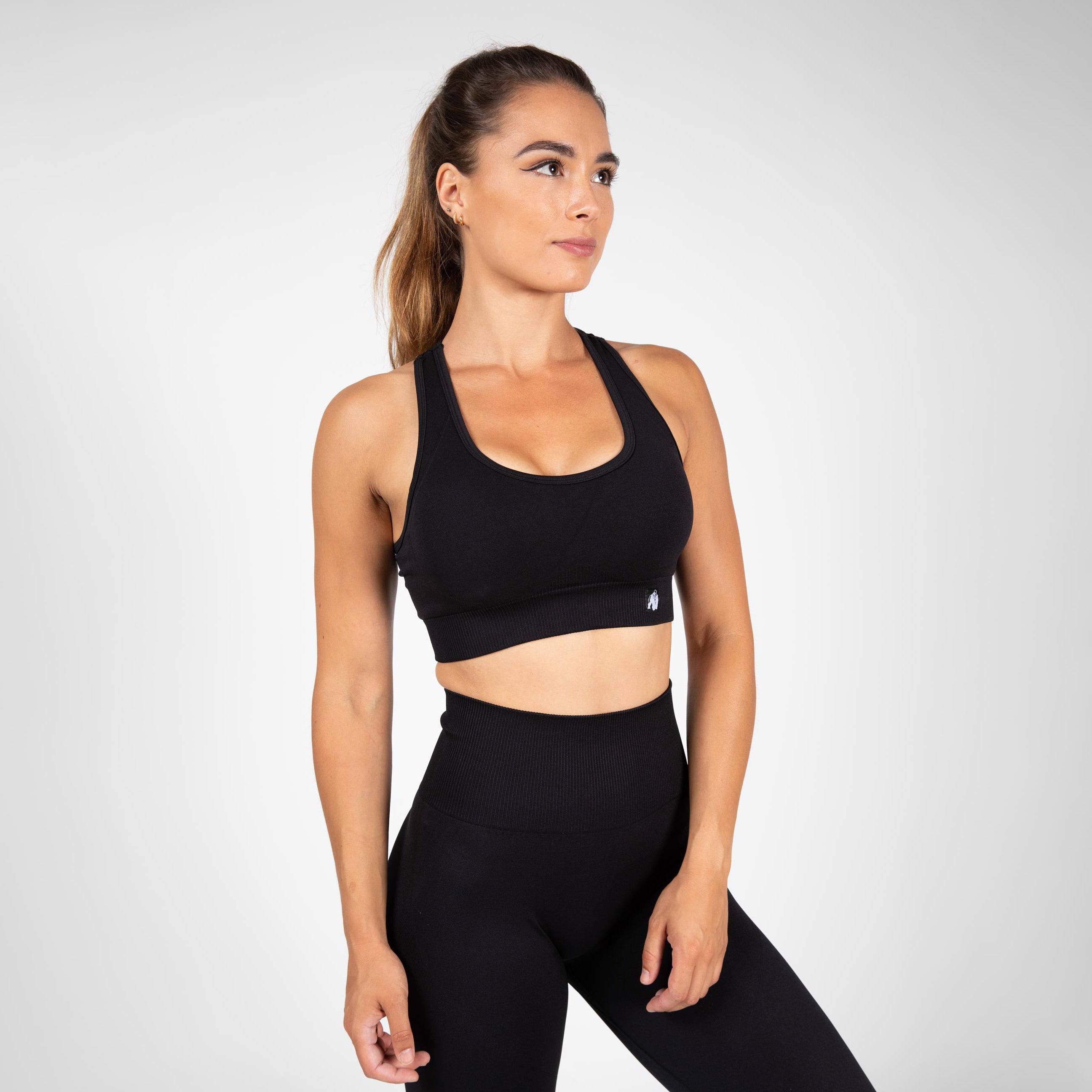 Gorilla Wear Yava Seamless Sport Bra, black Gorilla Wear