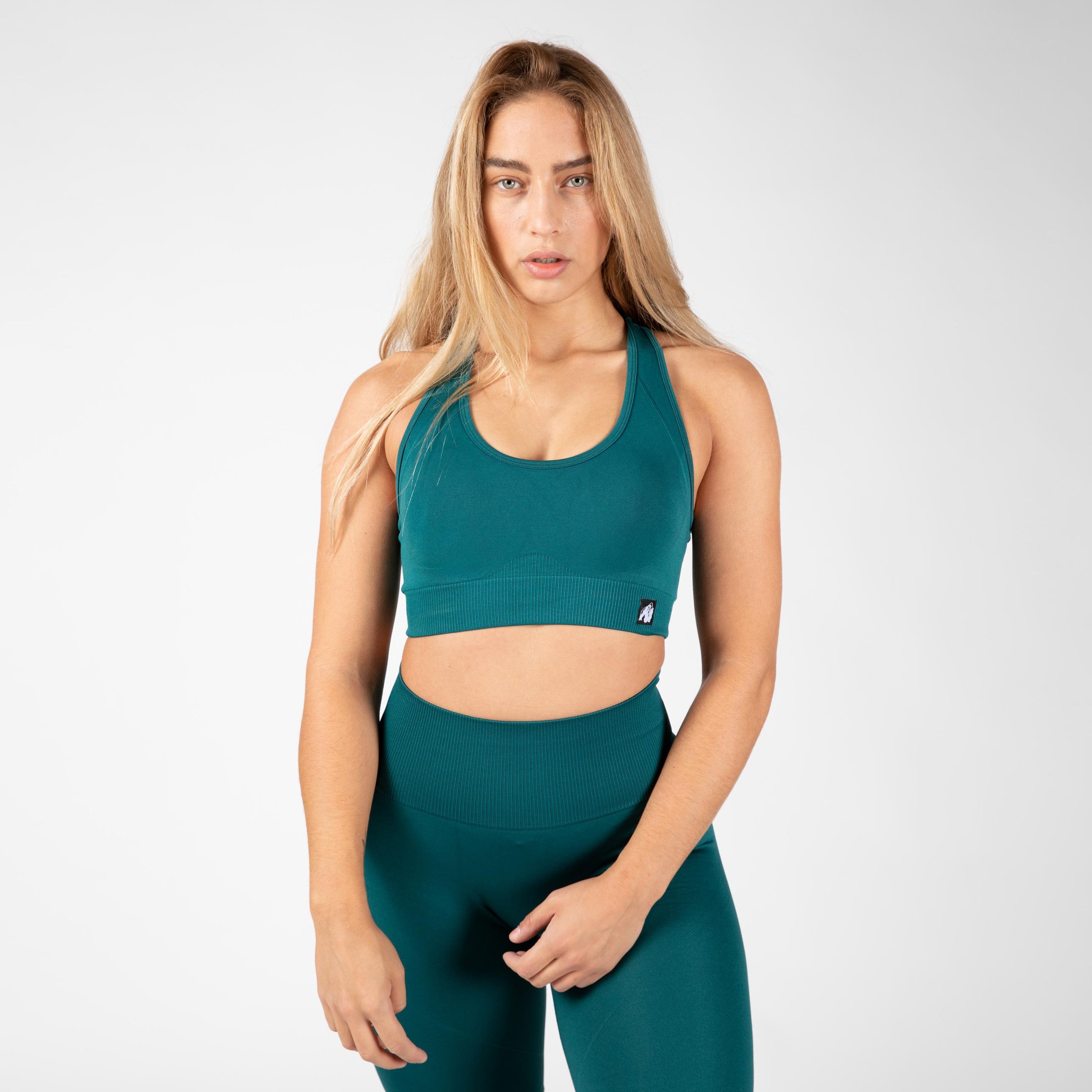 Gorilla Wear Yava Seamless Sport Bra, green Gorilla Wear